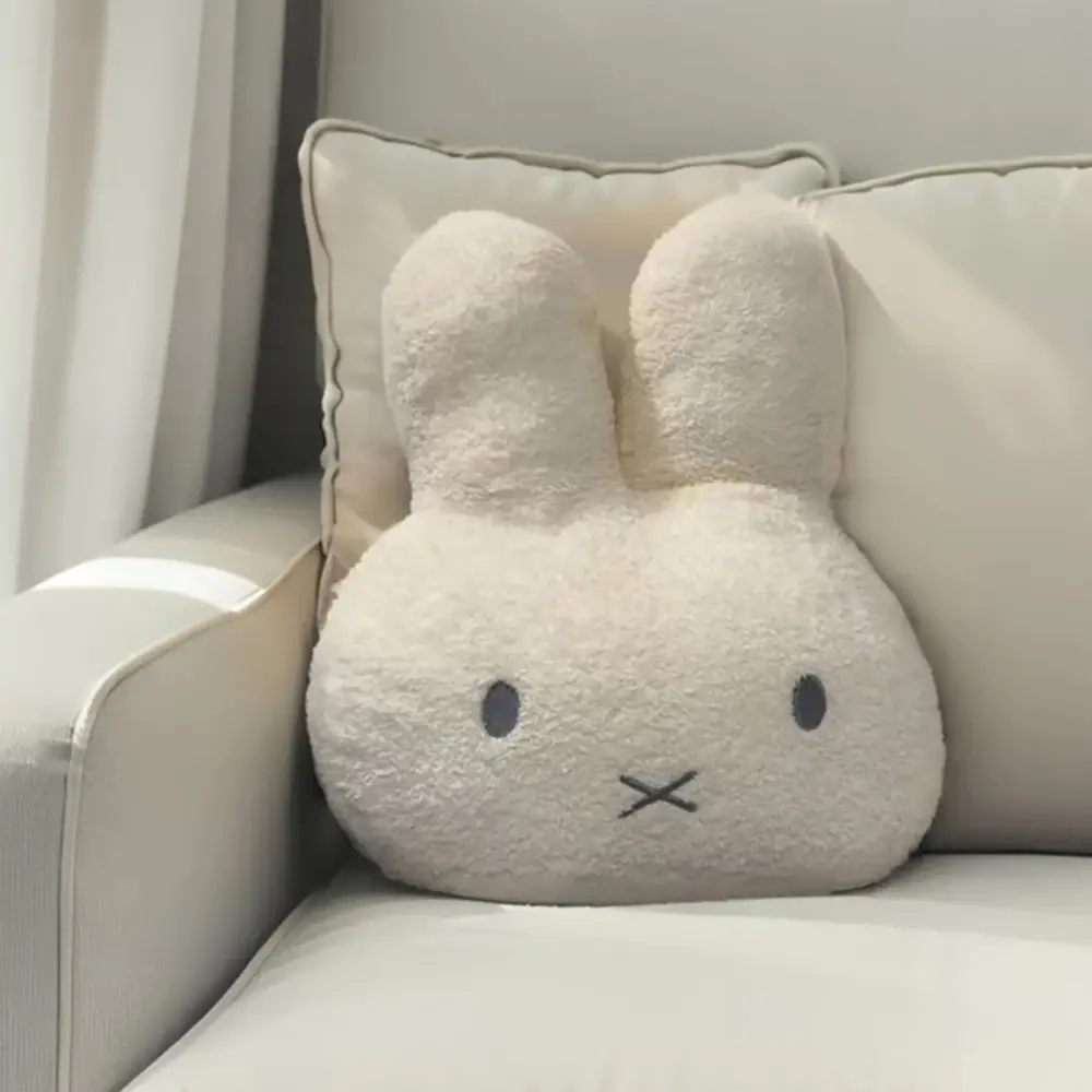Cute Plush Pillow Cartoon Rabbit Add Cotton High Quality Household Bedroom Simple Sofa Cushion Girl Festival Gift