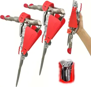 Automatic Spring-Activated Fishing Rod Holder with High-Sensitivity Dual Springs,fish trap, Foldable Design & Adjustable Ground Spike for Stable Support