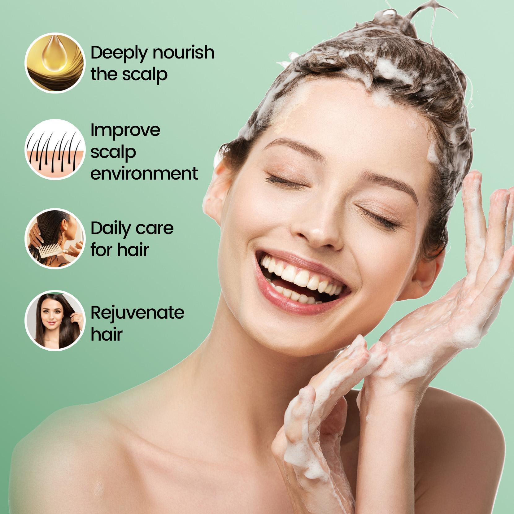 Sysni Organic Rosemary HairThickening Shampoo, Promote HairGrowth,Strengthening Shampoo, PreventHair Loss Cleansing Shampoo Rosemary Biotin