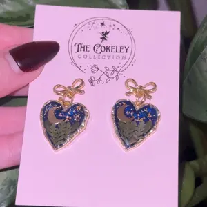 Love you to the moon & back earrings