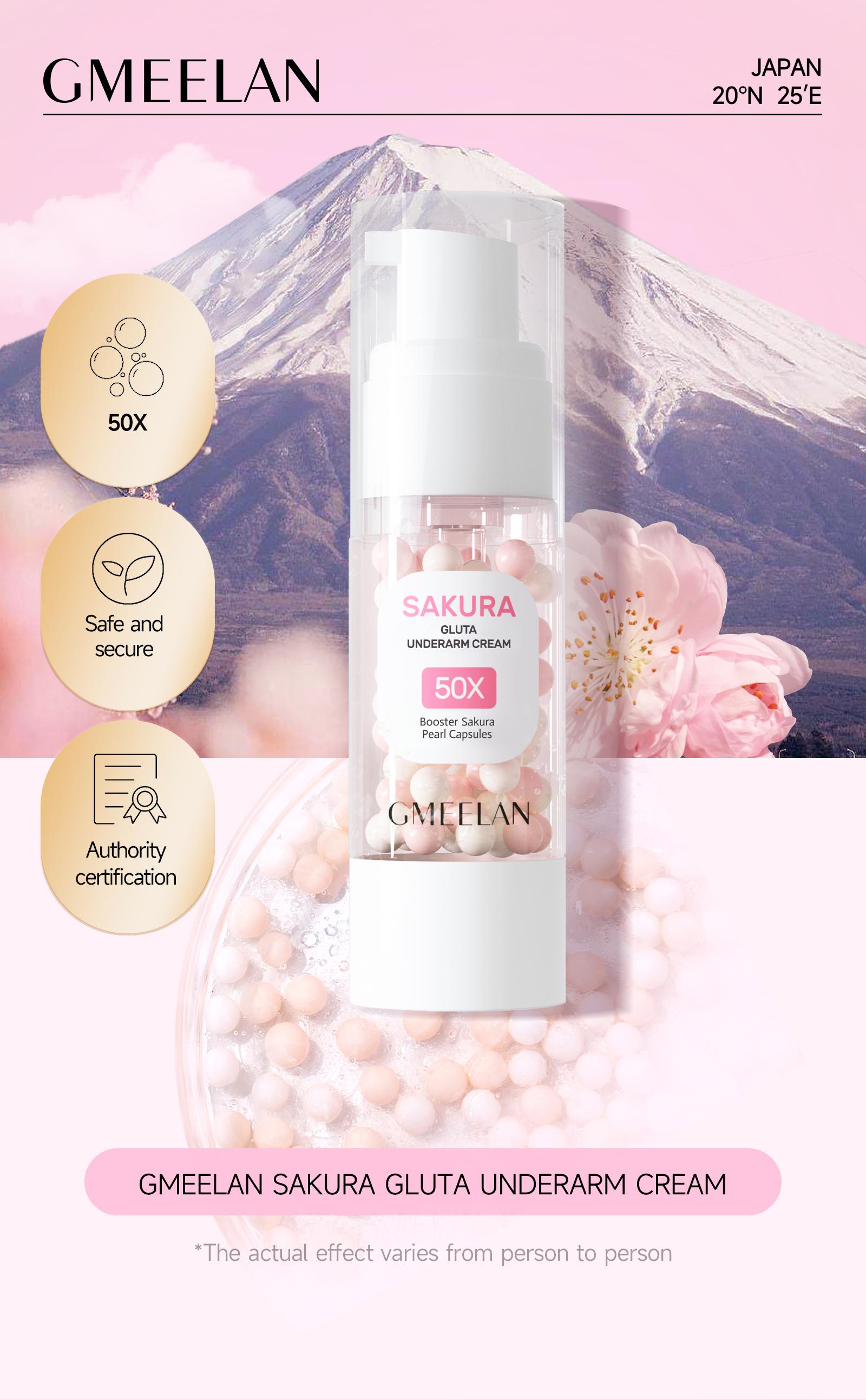 GMEELAN Sakura Gluta Underarm Cream 30G+30G