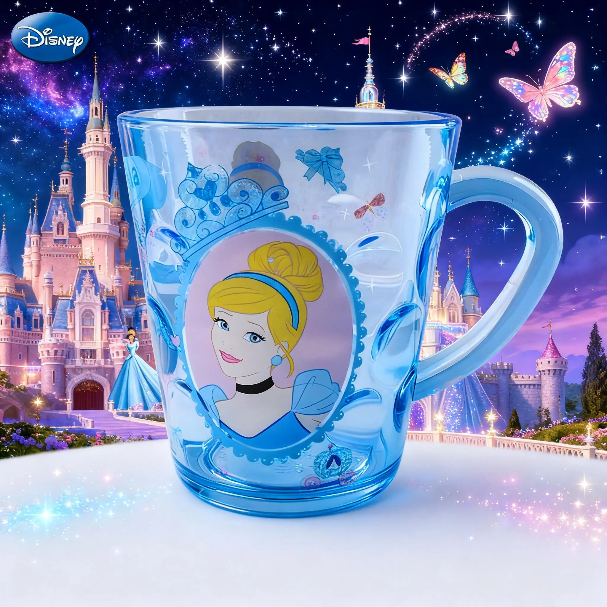 Disney Princess Officially Licensed Collectible Design Cup Cute Mug Cute Party Drinkware Aesthetic Drinkware Cinderella 1Pc Disney, Lightweight, Artwork, Aesthetic Touch