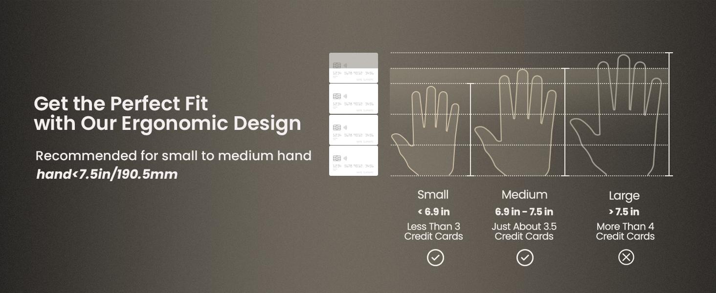 ProtoArc Ergonomic Bluetooth Vertical Mouse, EM11 NL Wireless Rechargeable Optical Mice, Computer Gaming Mouse with 3 Multi-Device, 3 Level Adjustable DPI, TikTokShopBlackFriday, TikTokShopCyberMonday