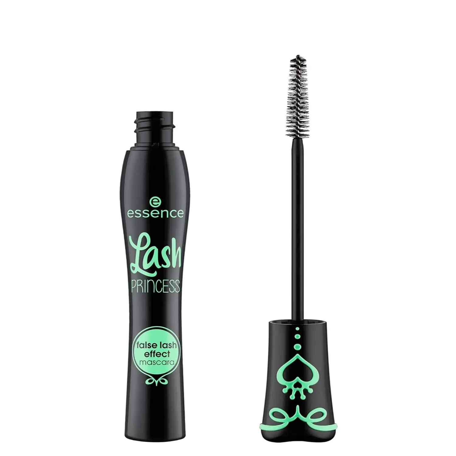 essence Lash Princess False Lash Effect Mascara, Black (Pack of 1) | Volumizing & Lengthening, Clump-Free Fiber Brush, Defines and Separates; Vegan, Cruelty Free, Paraben Free, Oil Free, Makeup, Cosmetic