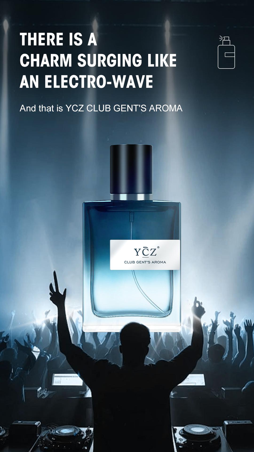 YCZ Club Gent's Aroma Men's Perfume 100ml Long Lasting Cologne Eau De Toilette Edp Spray for Nightclub Enthusiasts Bold Electric Scent