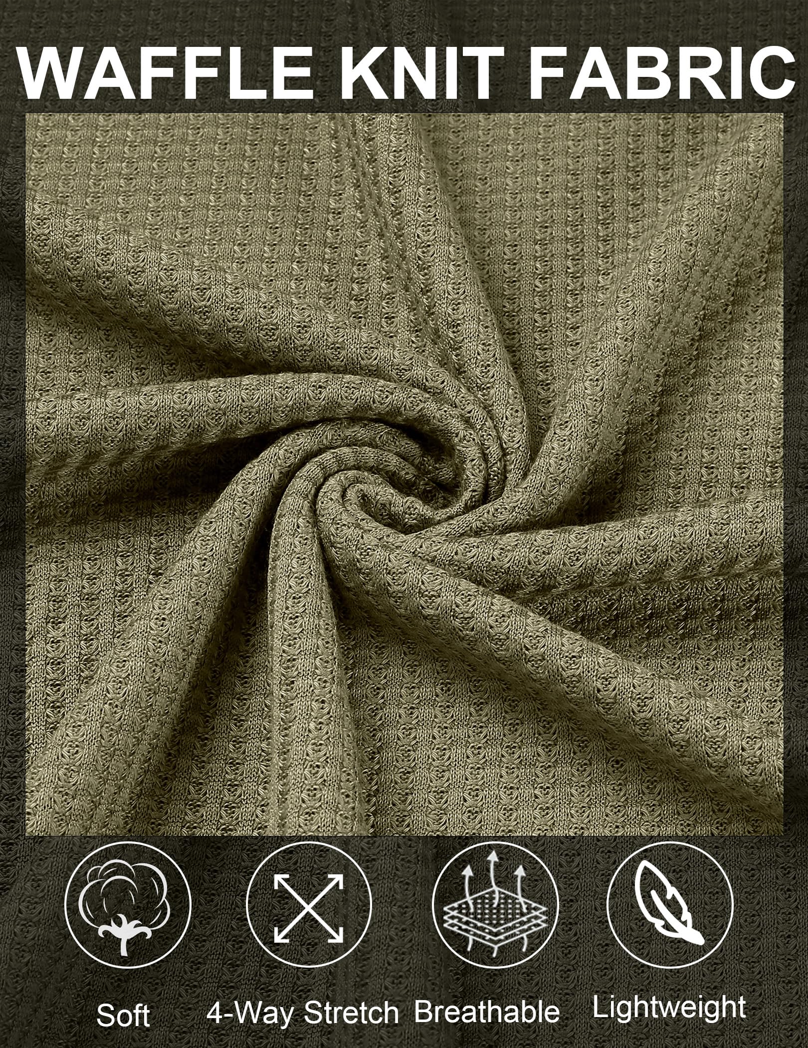 COOFANDY Mens Casual Tank Tops Waffle Knit Sleeveless Shirt Breathable Tank Shirts Summer Muscle Tee