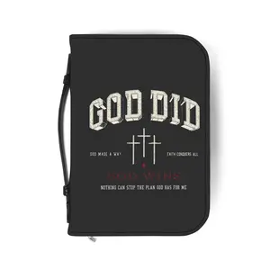 God Did Bible Cover — Zippered Scripture Carry Case