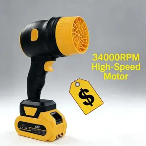 Handheld cordless blade blower, 21V portable blade blower, suitable for lightweight blowers in garages, lawns, and homes