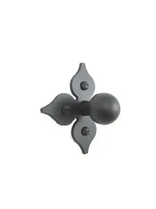 Spanish Spade Smooth Cross Cabinet Knob SHK21
