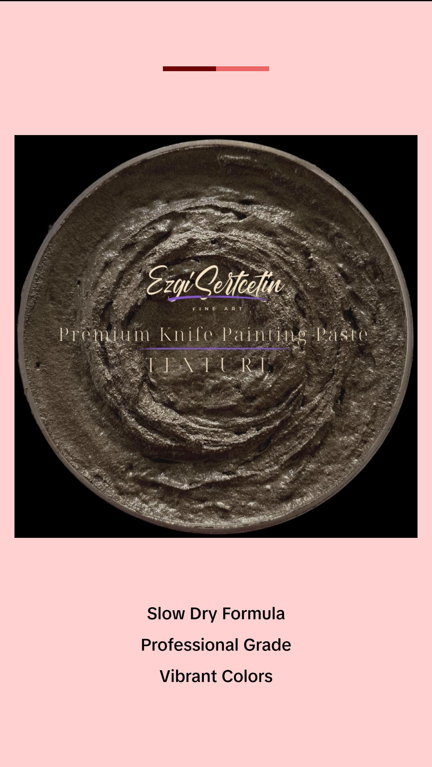 Premium Palette Knife Painting Paste|Texture Paste|Authentic Bright Colors|Ready to Use|Easy to Apply| 6oz