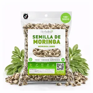 Herbalista - Moringa Seeds | 1oz (28g) Approx. 100+ Seeds | Premium PKM1 Variety | Snacking & Planting | Non-GMO | Wildcrafted Drumstick Tree (Malunggay) | Moringa Oleifera Semillas
