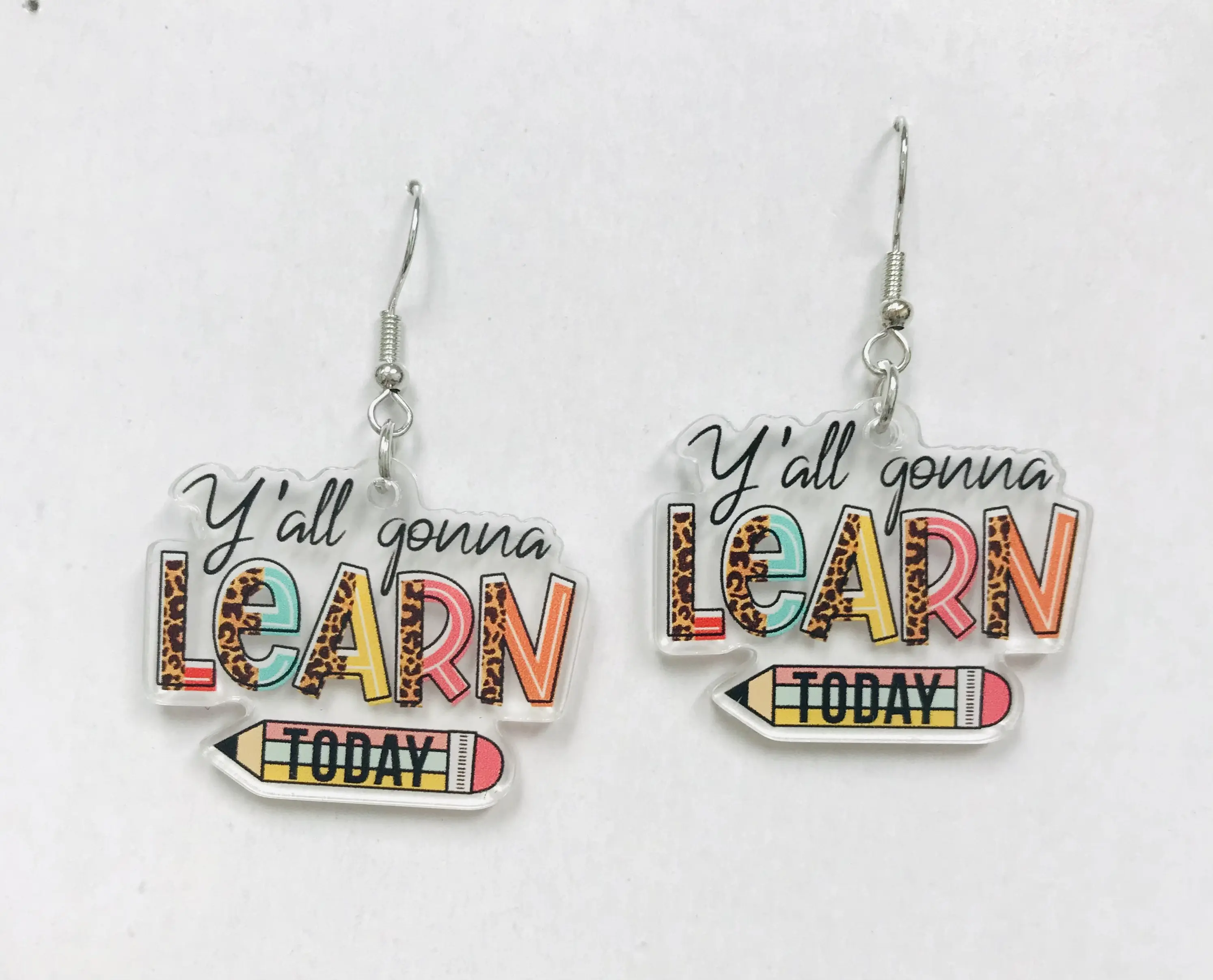 Y'all gonna learn today earrings Y'all gonna learn today earrings
