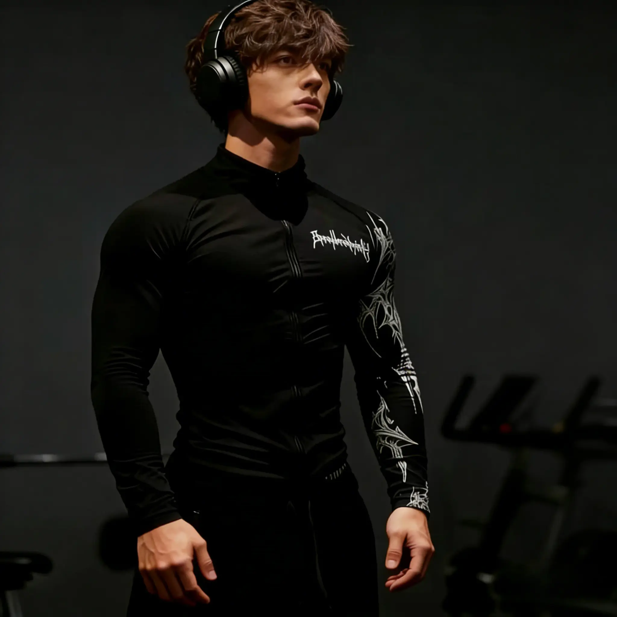 Men's Fitness Compression Jacket - Quick-Dry Zip-Up Sports Top,travel essentials,camping essentials