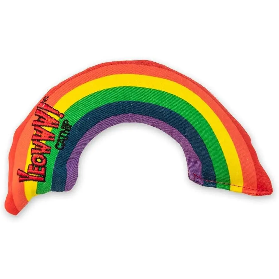 Ducky World Yeowww! Rainbow Catnip Toy - 100% Organic Catnip, Handcrafted in USA
