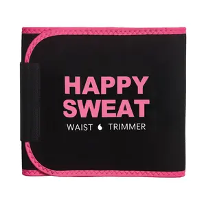 Happy Sweat Waist Trimmer for High Intensity Training Workouts Breathable Waist Trainer with Multi Function Belt Support for Women and Men Sport Gym Workout Professional Use for Hula Hoops Hourglass Body Shaper