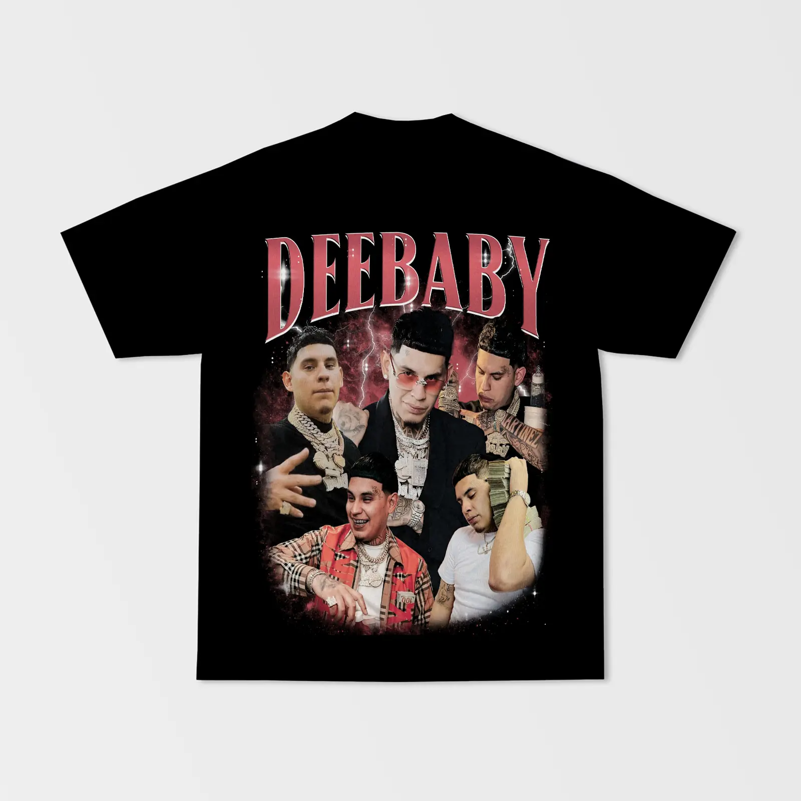 Deebaby Shirt Texas Rap Music Vintage Graphic Tee Heavyweight Cotton Top XY030601