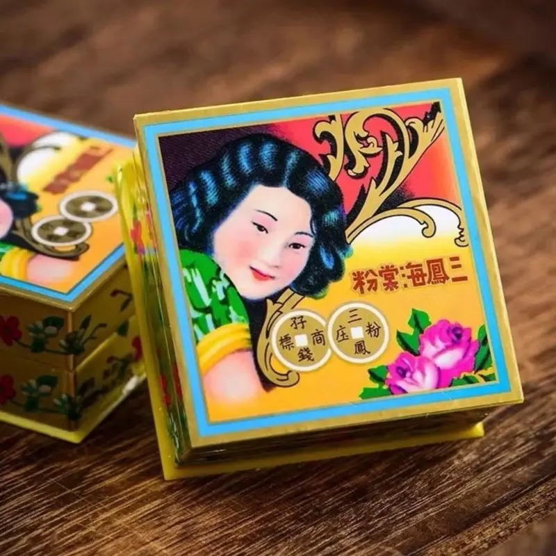 Traditional Chinese Makeup Face Powder, 1-Pack for Daily Use Cosmetic