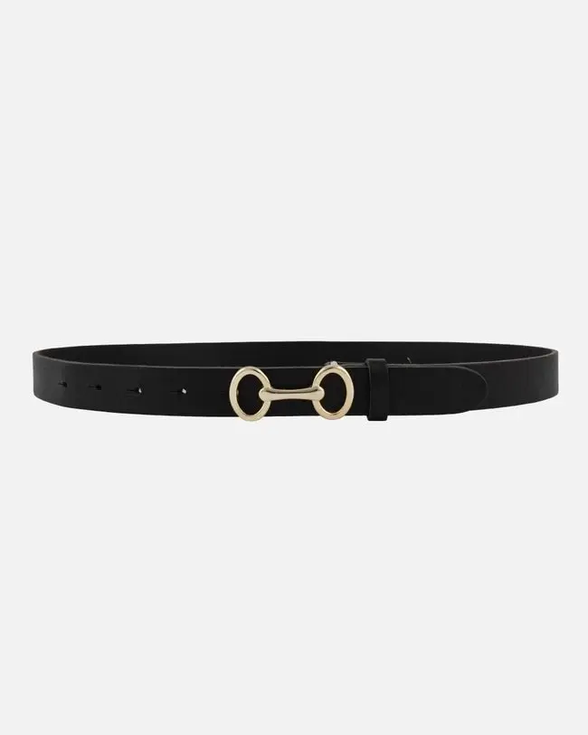 Horse Bit Leather Belt