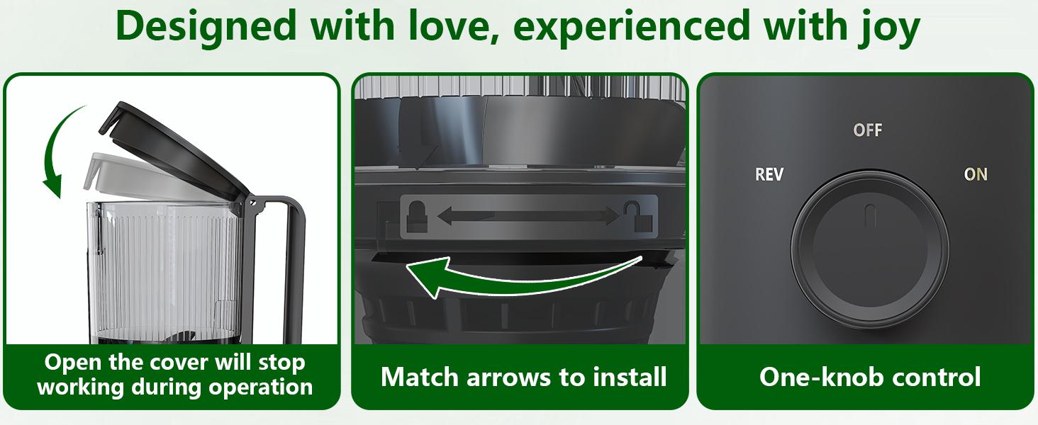 Juicer Machines, Cold Press Juicer with 5.3" Extra Large Feed Chute and Powerful AC Brushless Motor Fit Whole Fruits & Vegetable, High Juice Yield, BPA Free, Extra one Replace juicer strainer Juicer Machines, Cold Press Juicer with 5.3" Extra Large Feed Chute and Powerful AC Brushless Motor Fit Whole Fruits & Vegetable, High Juice Yield, BPA Free, Extra one Replace juicer strainer