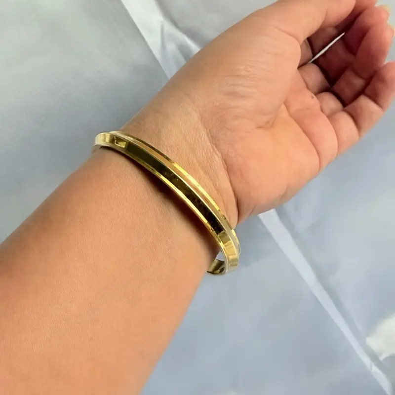 Gold Tone Punjabi Baala Bracelet for Men | Tarnish-Resistant Panchadhatu Metal | Traditional Band Style Jewelry, Bangle Jewelry, Bracelet Classic Design, Gold Toned Bangle, Band Style Bracelets & Bangles