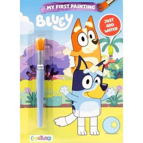 Bluey Colortivity: My First Painting Children's Book, Activity Book by Editors of Studio Fun International, Paperback, Childrens Book, Activity Books