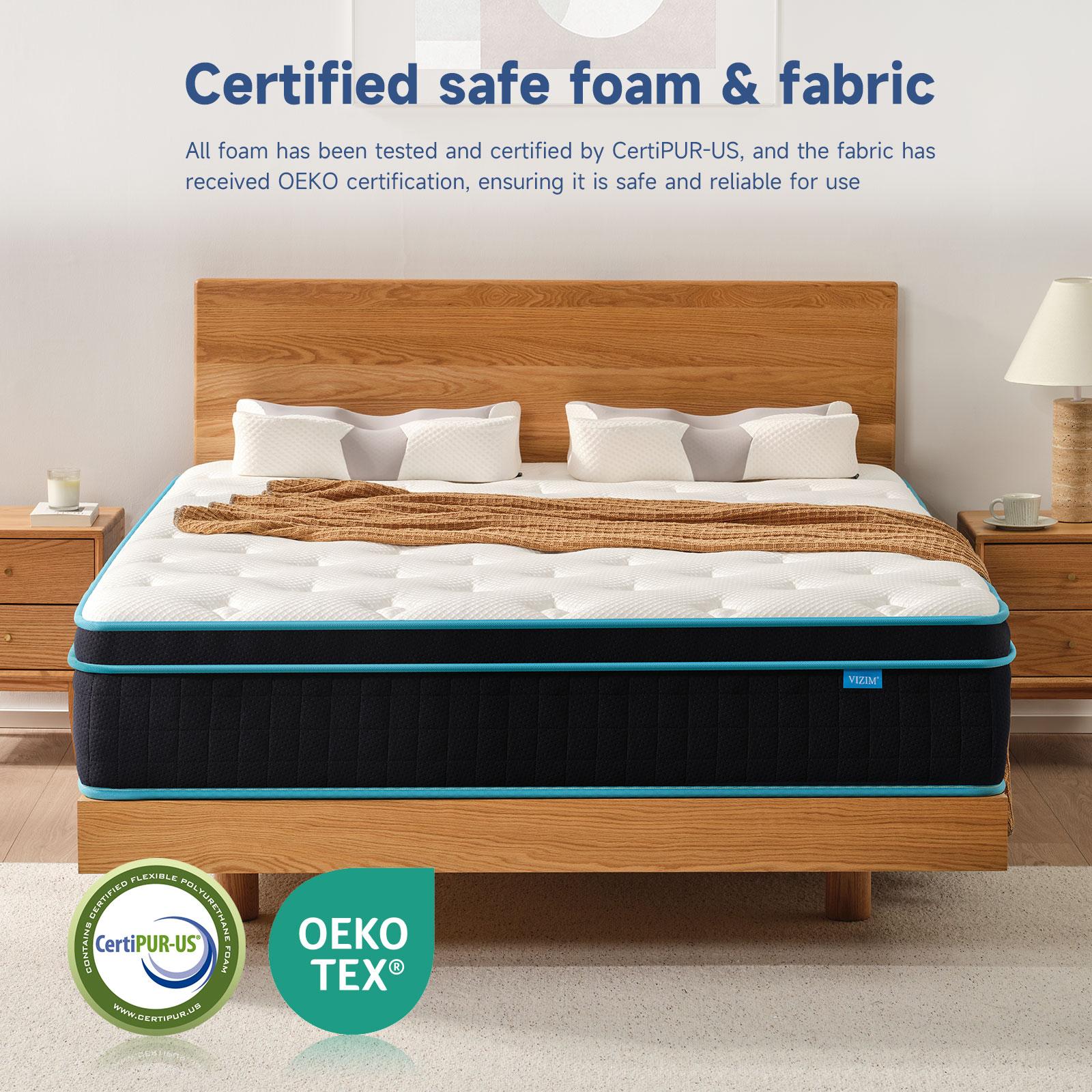 Twin Full Queen Size Mattress Outlet,10 Inch & 12 Inch Hybrid Mattress with Memory Foam & Individual Pocket Springs for Pressure Relief & Motion Isolation Medium Firm,CertiPUR-US Certified,Breathable & Supportive,Comfortable Sleep,Made in USA Twin Full Queen Size Mattress Outlet,10 Inch & 12 Inch Hybrid Mattress with Memory Foam & Individual Pocket Springs for Pressure Relief & Motion Isolation Medium Firm,CertiPUR-US Certified,Breathable & Supportive,Comfortable Sleep,Made in USA