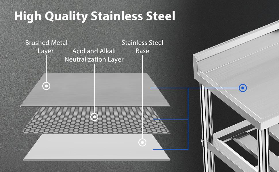 GARVEE Free Standing Commercial Kitchen Sink, Stainless Steel Utility Sink with Hot & Cold Hoses, Stainless Steel Double Bowl Utility Sink Set for Garage, Restaurant, Kitchen, Outdoor
