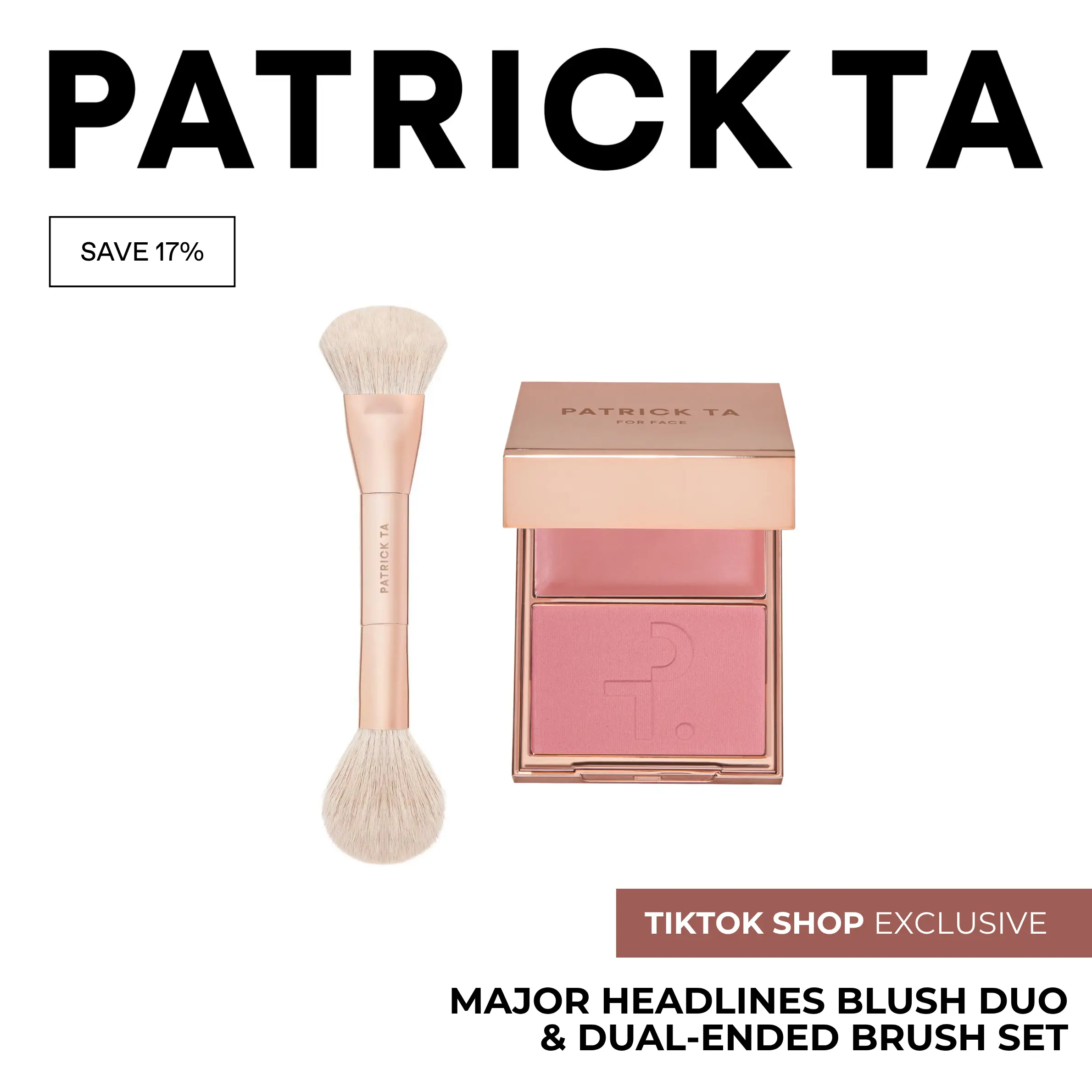 Major Headlines Blush Duo & Dual-Ended Brush Set