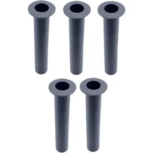 Poolzilla Gray Sleeve and Cap Set for Pool Safety Fence