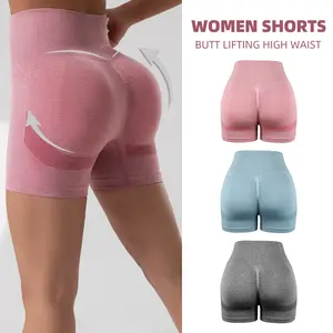 CHRLEISURE 3PCS High Waisted Cycling Shorts Yoga Shorts Summer Cycling And Sports Yoga Shorts Combination Gymshorts Workout