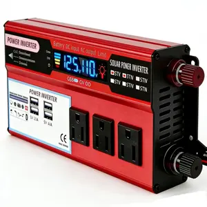 Compact 5000W Modified Sine Wave Power Inverter, DC 12V to AC 110V for RV, Truck & Small Appliances