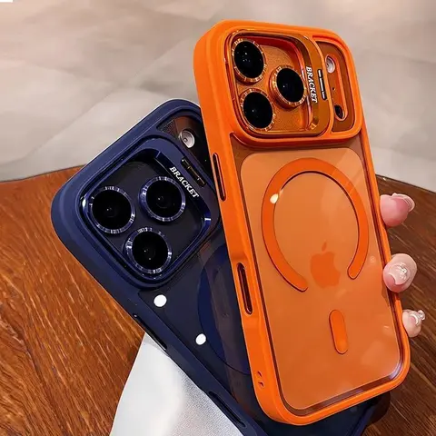 MagSafe Magnetic Smartphone Case for iPhone 11-18 Pro Max, 360-Degree Protector, Acrylic Snapon Shell, Built-in Metal Ring Stand, Military-Grade Shockproof Cover, Camera Lens Guard, Handheld Devices Accessory Gift for Moms