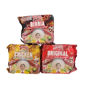 Tapatio Ramen Noodle Soup Bundle of 3- Birria, Chicken, & Original Flavor