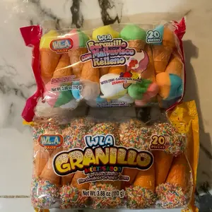 Marshmallow on waffle cones