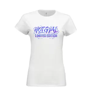 Hot Gyal Limited Edition Gildan G640L Ladies' Softstyle T-Shirt Medium Length Short Sleeve Summer 100% Preshrunk Cotton