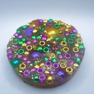 Mardi Gras Picky Pad ~ Bead Picking ~ Stress & Anxiety Relief ~ Sensory Play ~ Fidget Picking ~ Skin Picking