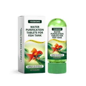 [One piece of water purification] Fish tank specific water purification sheet, powerful algae and odor removal, decomposition of sludge and stains, clear water quality to the bottom