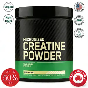 Micronized Creatine Monohydrate Powder, 5g Pure Creatine Per Serving, 60 Servings, Unflavored, Boosts Exercise Energy, Strength & Muscle Recovery, Third-Party Lab Tested, Ideal Valentine's Day Fitness Gift for Athletes