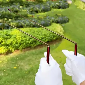 Telescopic Copper Detection Rods Portable Pen-shaped & L-shaped Water Detectors for Underground Resources Outdoor Exploration Tools