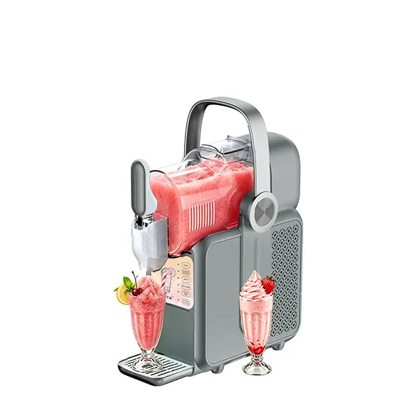 GSEICE 3L Dual Function Slushie Machine - Automatic All-in-1 Home Slushy & Ice Cream Maker, 12-Min Fast Freeze, 6 Preset Modes, Auto-Clean, Ideal for Frozen Margaritas, Smoothies