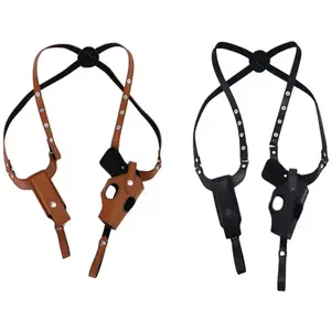 Thickened Top Layer Cowhide 92 Style Cowhide Tactical Pistol Holster Underarm Gun Holster 1911 Quick Draw Pistol Holster