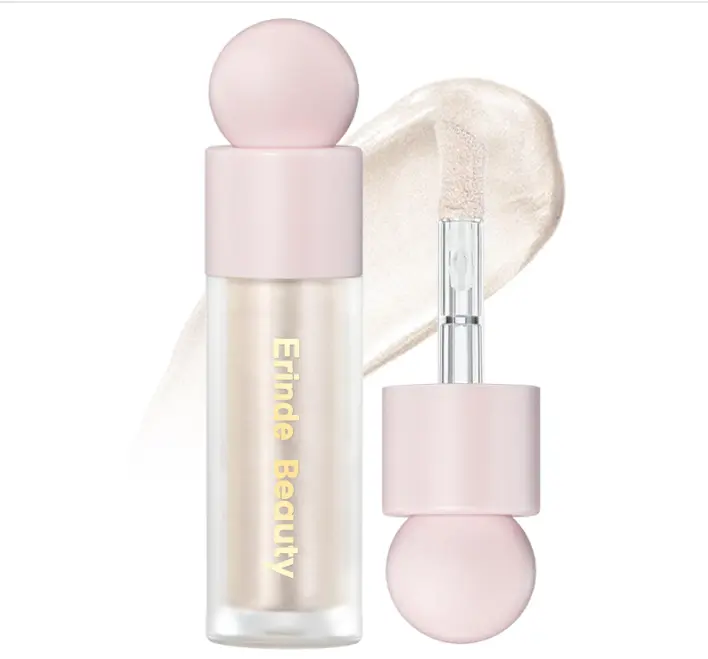 Erinde Liquid Highlighter, Face Bronzer Stick, Natural Glossy Finish, Lightweight Blendable Silky Smooth Cream Illuminator, Cruelty-Free, 01# Moonlight