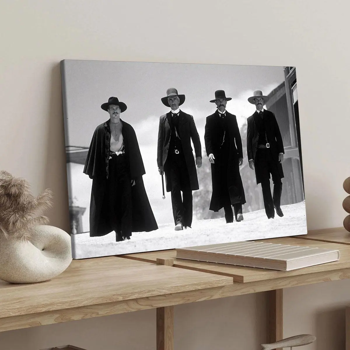 Tombstone 1993 Movie Poster, Canvas Art Poster & Wall Art Painting, Modern Home Bedroom Decor Poster, Hallway Office Mural, Ideal Gift Classic Prints Decoration