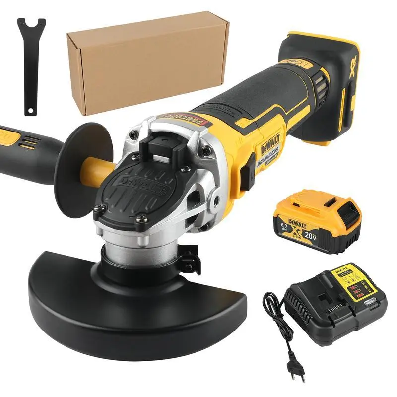 Dewalt DCG405NT 20V MAX Brushless Cordless Angle Grinder Power Tool - 9000RPM, 125mm Cordless Power Tool for Grinding, Polishing, Cutting (Grinding Polishing Machine), Power Tools
