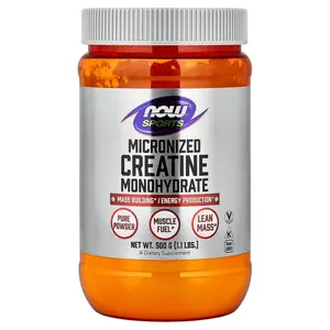 NOW Foods Sports, Micronized Creatine Monohydrate, 1.1 lbs (500 g)