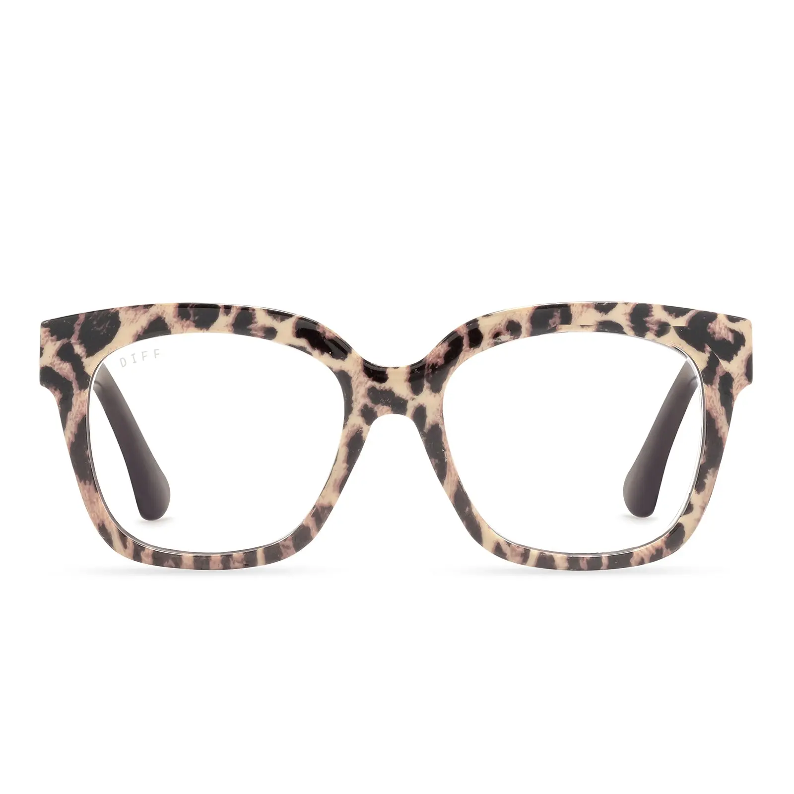 DIFF Ava Leopard Tortoise Blue Light Reading Glasses