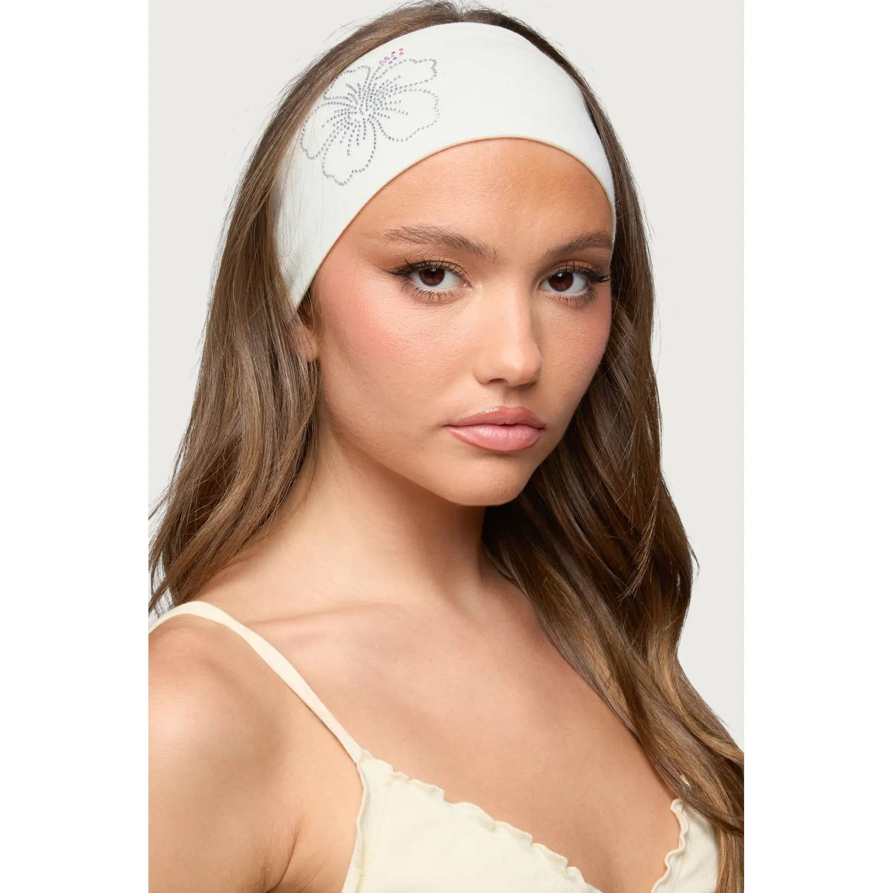 Hibiscus Rhinestone Headband
