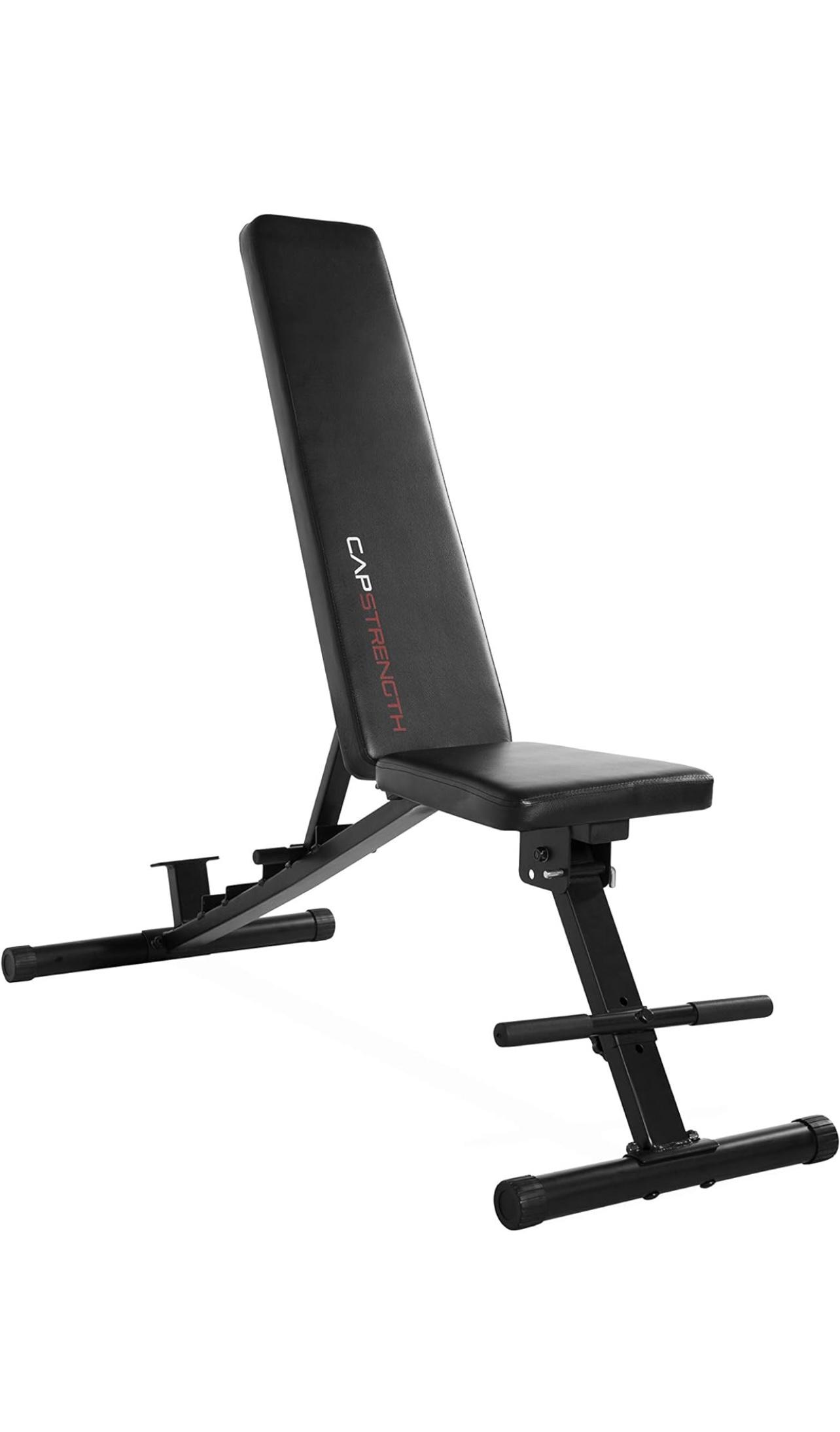 CAP Barbell Multi Purpose Adjustable Utility Bench Color Series rock weights bowflex