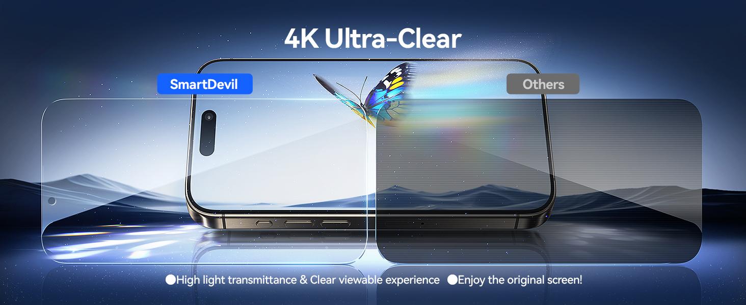 【Quick Paste Easy Install】 SmartDevil (3 Pack) Screen Protector for iPhone 13-17 Series—Optical Clear, Privacy Protection—9H Tempered Glass, Anti-Fingerprint, Face ID & Case Friendly 【Quick Paste Easy Install】 SmartDevil (3 Pack) Screen Protector for iPhone 13-17 Series—Optical Clear, Privacy Protection—9H Tempered Glass, Anti-Fingerprint, Face ID & Case Friendly