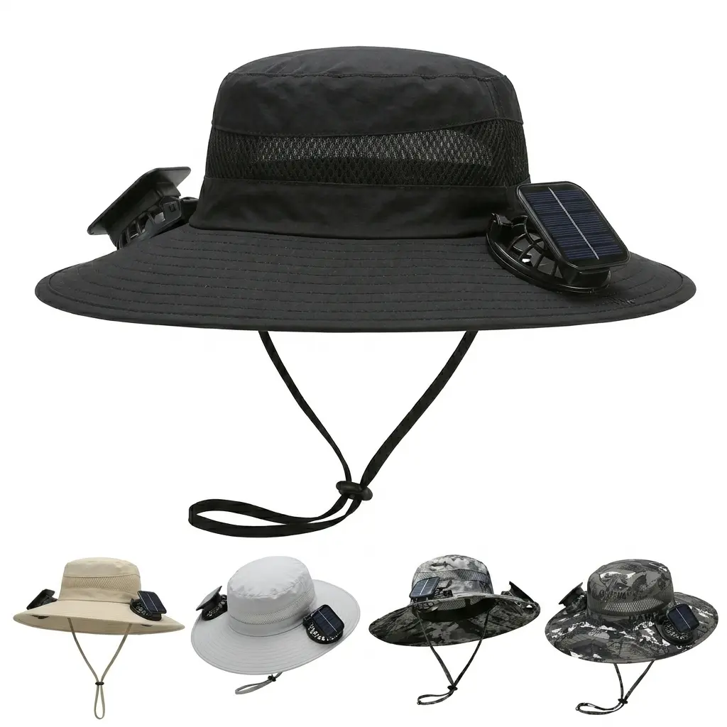 Wide Brim Sun Hat for Men & Women, Outdoor UV Protection Waterproof Packable Bucket Hat for Summer Fishing Hiking Camping Beach Garden